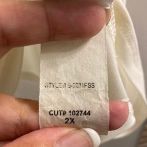 Dress Barn Tops - DressBarn Ivory Draped blouse Dress Barn Tops - DressBarn Ivory Draped blouse